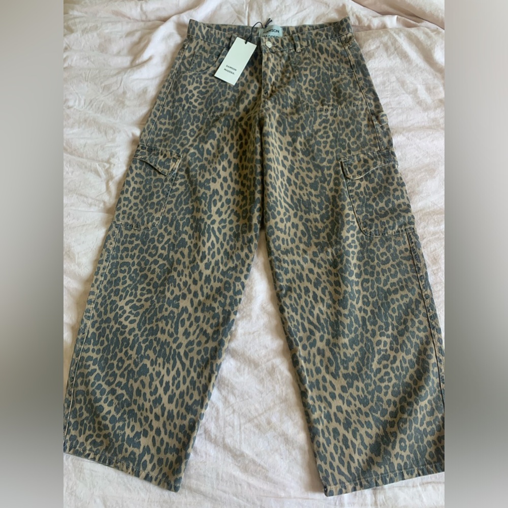 Damson Madder Viral Leopard Cargo Pants US Size 12
